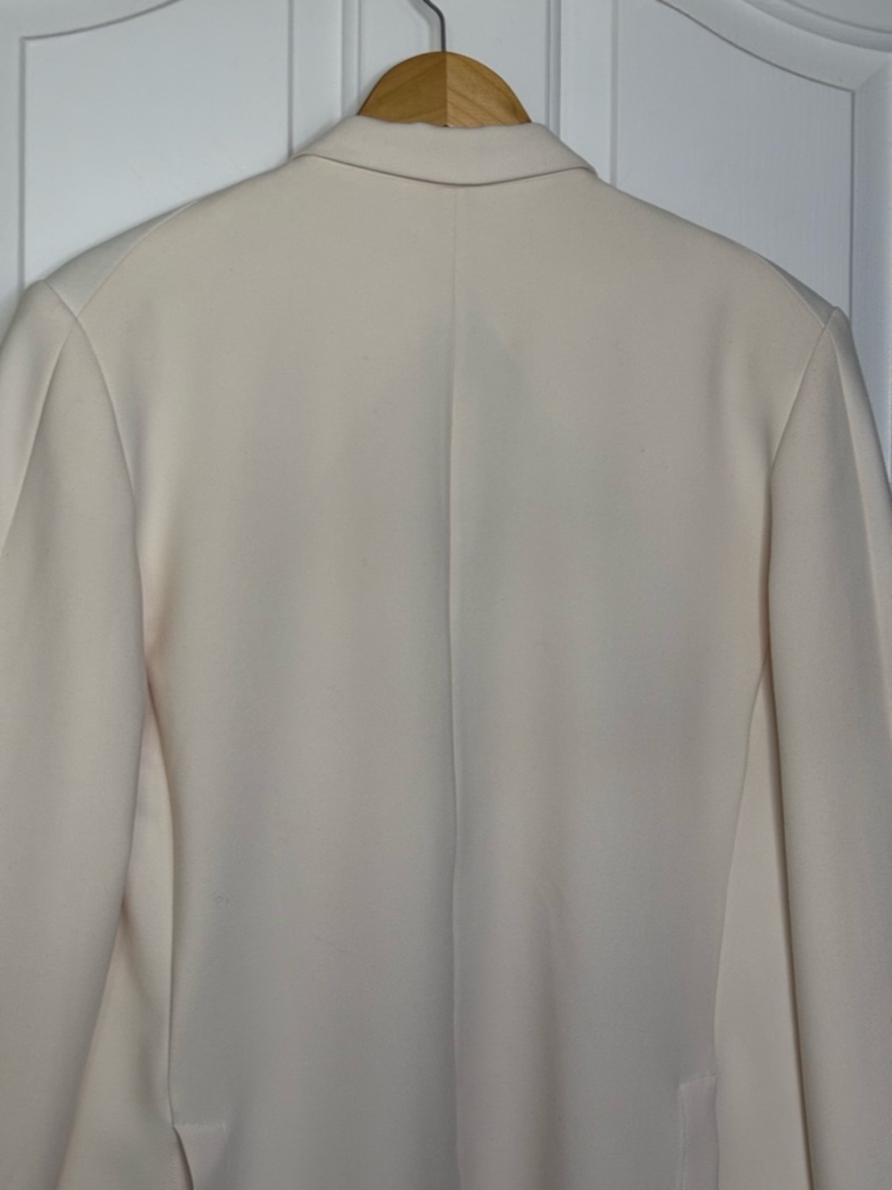 NWT KALLMEYER Gemini Blazer in Ecru Women’s Classic Two-Button size 8 - Picture 12 of 13